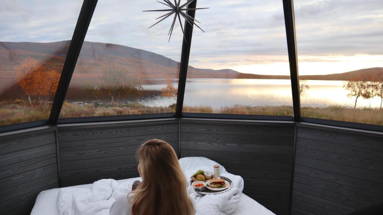 Arctic Land Adventure Glass Igloos Kilpisjarvi Bagian luar foto