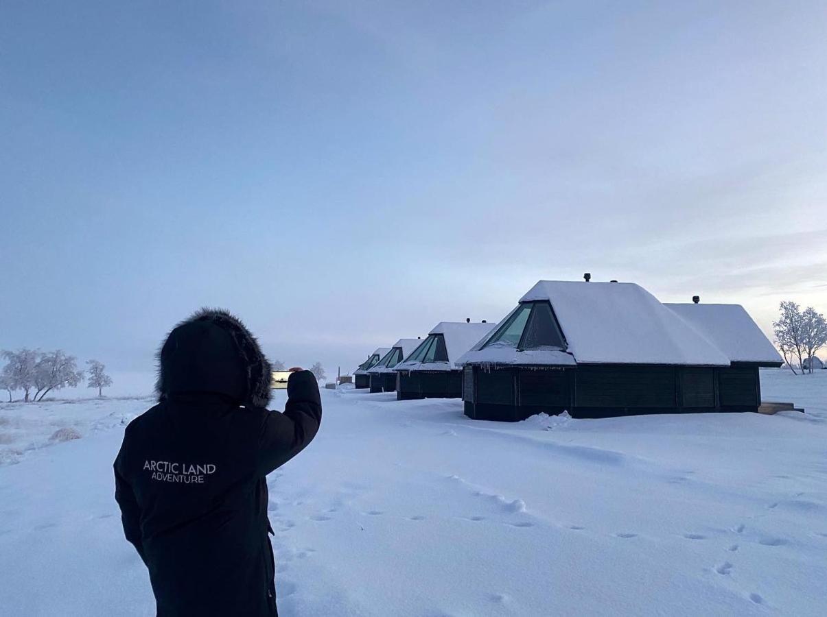 Arctic Land Adventure Glass Igloos Kilpisjarvi Bagian luar foto